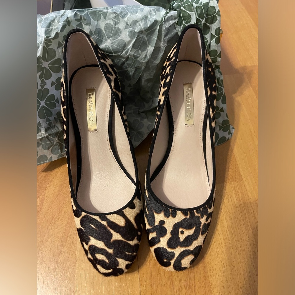 Louise et cie leopard print pumps